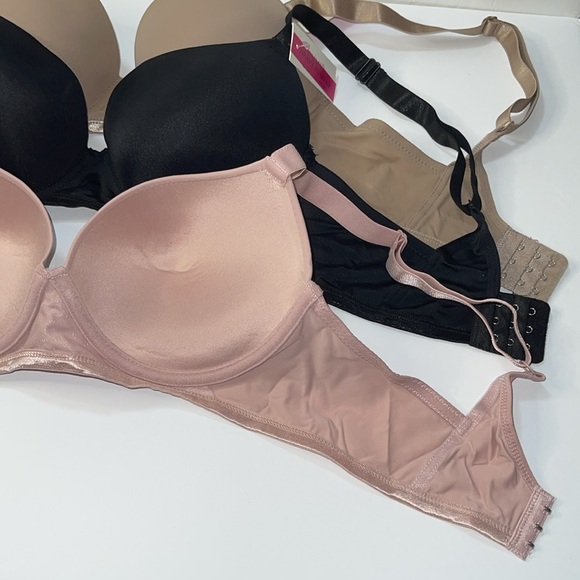 Bundle 3 Pieces Push Up Slight Padded T-Shirt Lightly Line Plus Size Underwire. - Picture 7 of 13